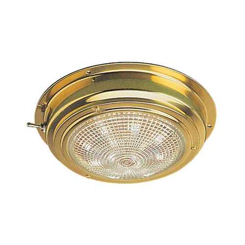 Buy Sea-Dog 400208-1 Brass LED Dome Light - 5" Lens - Marine Lighting