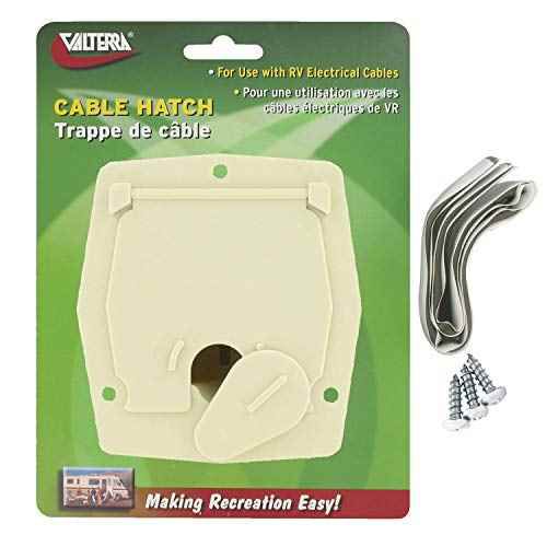 Buy Valterra A102144VP Cable Hatch Small Square Colonial White Cd - Power