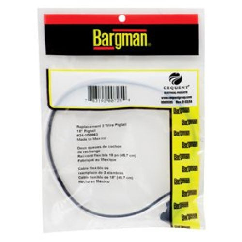 Buy Bargman 34-108663 Pigtail - 2 Wire w/18" Wire Lead - Towing Electrical