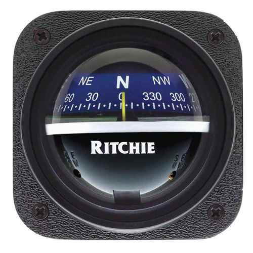 Buy Ritchie V-537B V-537B Explorer Compass - Bulkhead Mount - Blue Dial -