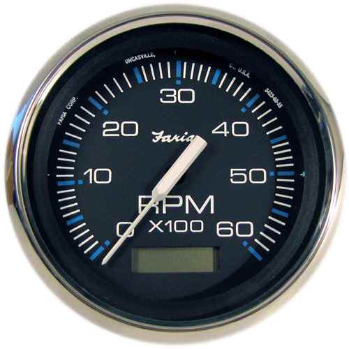 Buy Faria Beede Instruments 33732 Chesapeake Black 4" Tachometer