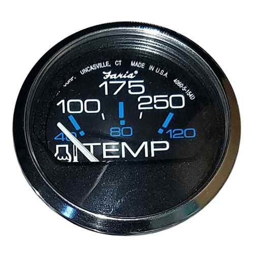 Buy Faria Beede Instruments 13704 Chesapeake Black 2" Water Temperature