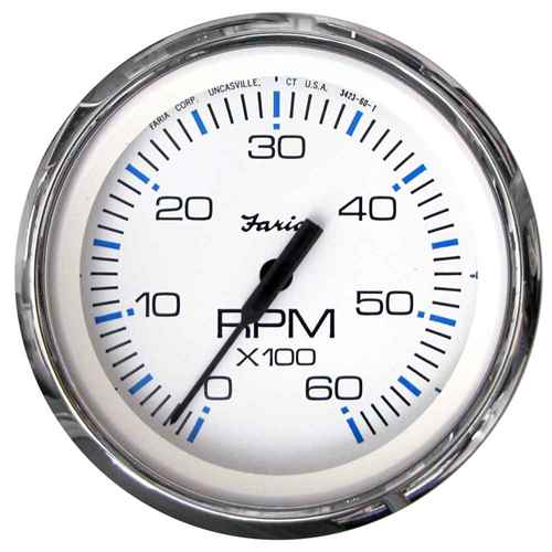 Buy Faria Beede Instruments 33807 Chesapeake White SS 4" Tachometer -