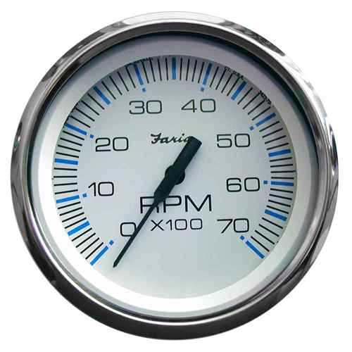 Buy Faria Beede Instruments 33817 Chesapeake White SS 4" Tachometer -