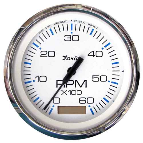Buy Faria Beede Instruments 33832 Chesapeake White SS 4" Tachometer
