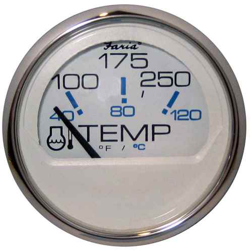 Buy Faria Beede Instruments 13804 Chesapeake White SS 2" Water Temperature
