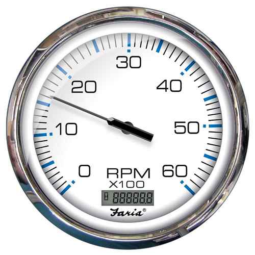 Buy Faria Beede Instruments 33863 5" Tachometer w/Digital Hourmeter (6000