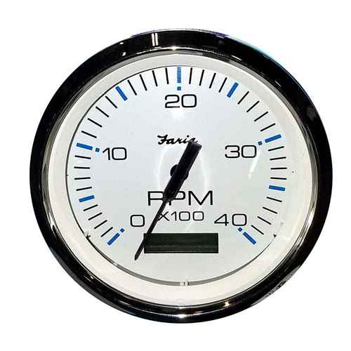 Buy Faria Beede Instruments 33834 4" Tachometer w/Hourmeter (4000 RPM)