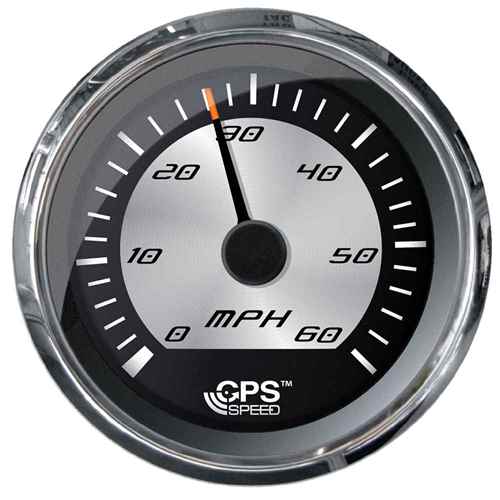Buy Faria Beede Instruments 22010 Platinum 4" Speedometer - 60MPH - GPS -