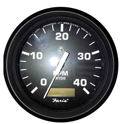 Buy Faria Beede Instruments TC9159B 4" OEM Tachometer w/Hourmeter (4000
