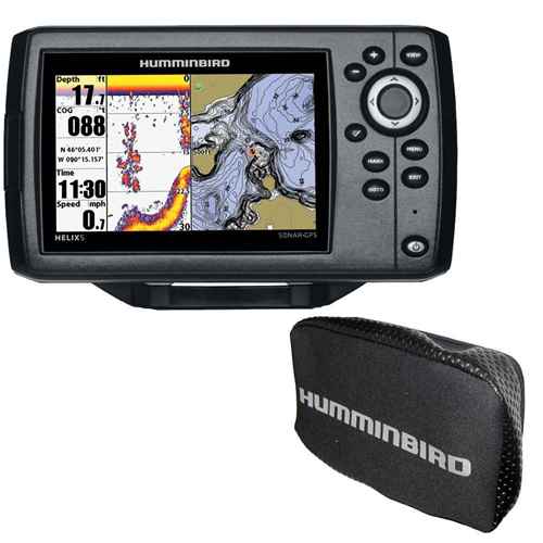 Buy Humminbird 410210-1COVER HELIX 5 Chirp GPS G2 Combo w/Free Cover -