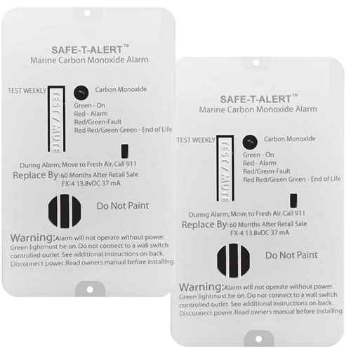 Buy Safe-T-Alert FX-4MARINE2-PACK FX-4 Carbon Monoxide Alarm - 2-Pack -