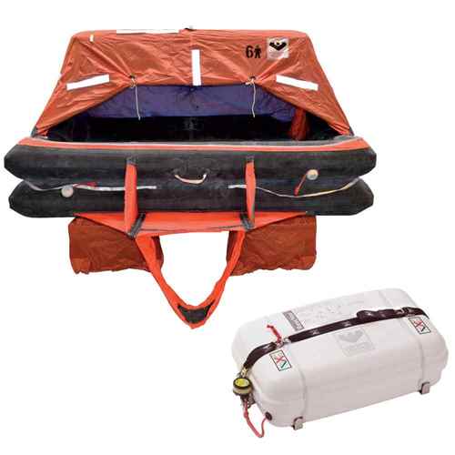 Buy Viking L006CL0015ACI Coastal Life Raft 6 Person Low Profile Container
