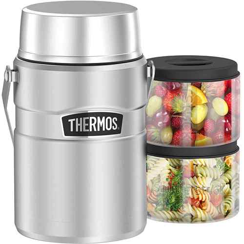 Buy Thermos SK3030MSTRI4 Food Jar - 47oz - Matte Stainless Steel - Outdoor