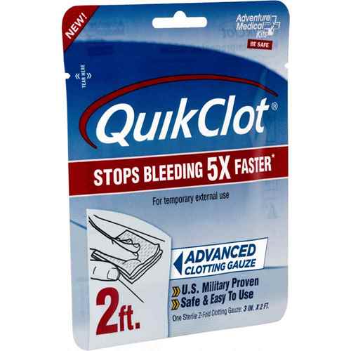 Buy Adventure Medical Kits 5020-0025 QuickClot Gauze 3" x 2' - Outdoor