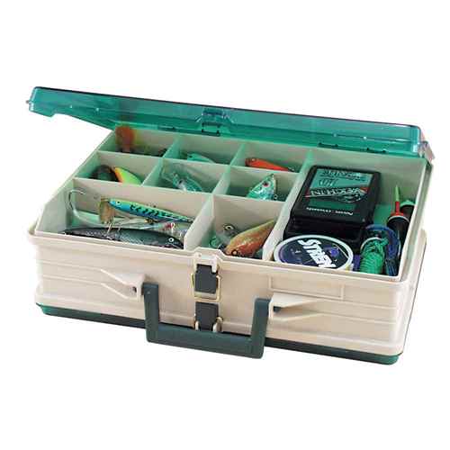 Buy Plano 111906 Double-Sided 19-Compartment Satchel - Sandstone & Green -