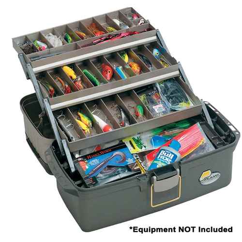 Buy Plano 613403 Guide Series Tray Tackle Box - Graphite/Sandstone -