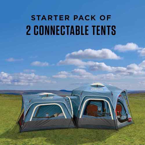 Buy Coleman 2000033782 3-Person & 6-Person Connectable Tent Bundle w/Fast