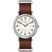 Buy Timex T2P495JV Weekender Slip-Thru - Brown Leather Strap - Outdoor