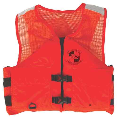 Buy Stearns 2000011357 Work Zone Gear Life Vest - Orange - Large -