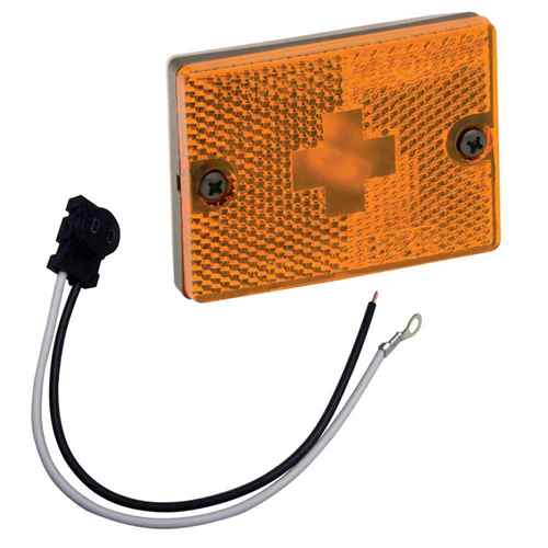 Buy Wesbar 203117 Sidemarker Clearance Light w/18" Pigtail - Amber - Boat