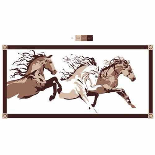 Buy  MAT SPX HORSES BEIGE 9 X 12 - Camping and Lifestyle Online|RV Part