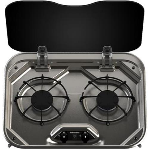  Buy Suburban 3031AST Drop-In Cooktop 2 Burner Stainless w/Cover - Ranges