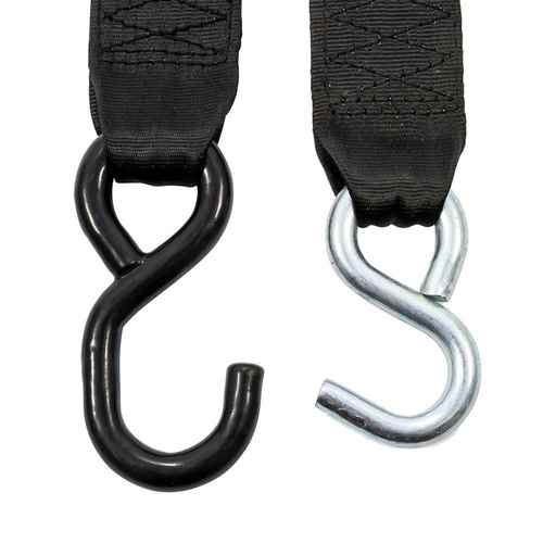 Buy Camco 50031 Retractable Tie Down Straps - 2" Width 6' Dual Hooks -