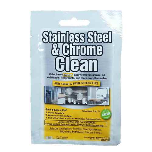 Buy Flitz SP 01501 Stainless Steel & Chrome Cleaner Degreaser 8" x 8"