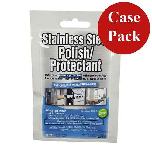 Buy Flitz SS 01301CASE Stainless Steel Polish 8" x 8" Towelette Packet