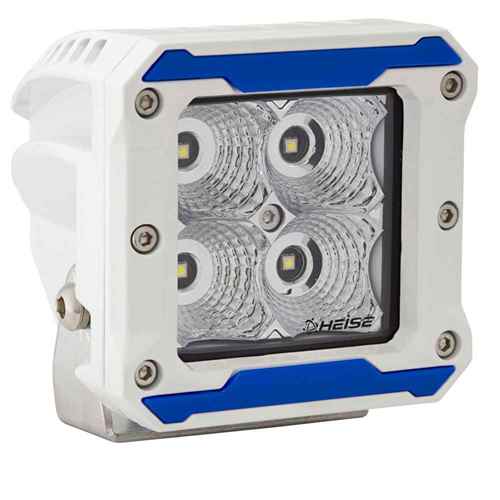 Buy HEISE LED Lighting Systems HE-MHCL2 4 LED Marine Cube Light - Flood