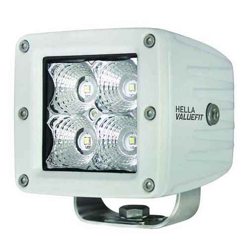Buy Hella Marine 357204041 Value Fit LED 4 Cube Flood Light - White -