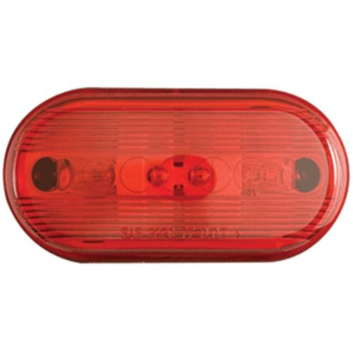  Buy Optronics MC-66RBP Oval Marker Light Red - Towing Electrical