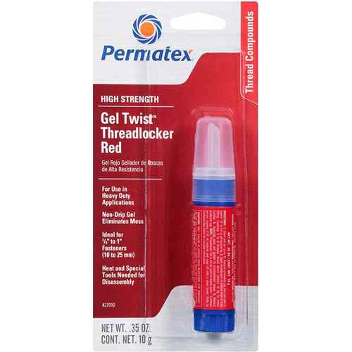 Buy Permatex 27010 High Strength Threadlocker RED Gel Twist - Boat