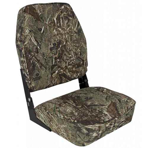 Buy Springfield Marine 1040647 High Back Camp Folding Seat - Mossy Oak