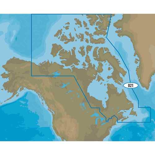 Buy C-MAP NA-D021 4D NA-D021 - Canada North & East - Marine Cartography