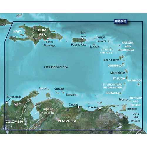Buy Garmin 010-C0731-20 BlueChart g2 HD - HXUS030R - Southeast Caribbean -