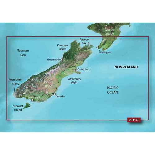 Buy Garmin 010-C0875-20 BlueChart g2 HD - HXPC417S - New Zealand South -