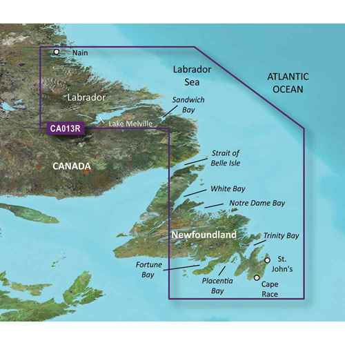 Buy Garmin 010-C0698-00 BlueChart g3 Vision HD - VCA013R - Labrador Coast