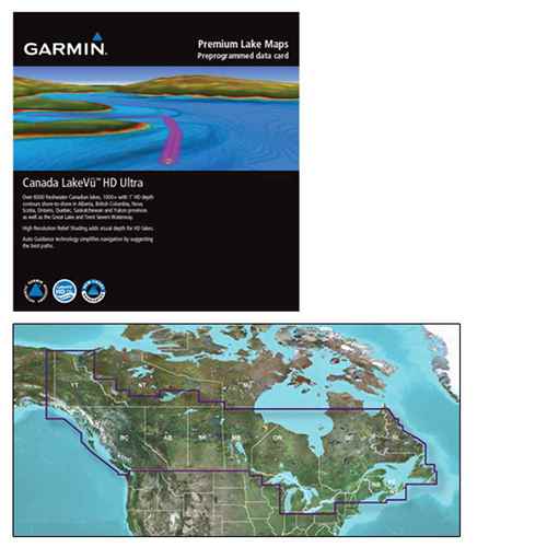 Buy Garmin 010-C1114-00 Canada LakeV&uuml g3 Ultra - LVCA100F - microSD