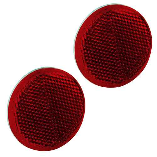 Buy Bargman 71-55-010 Reflector 2-3/16" Round Adhesive Mount Red - Towing