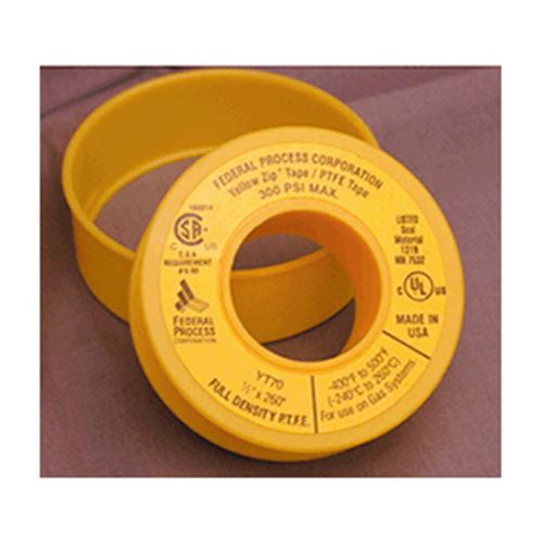 Buy Federal Process YT7024 Corporation Yellow Teflon Tape Gas Applications