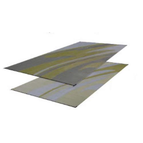 Buy Faulkner 46354 Patio Mat Mirage 8X16 Silver Gold - Camping and