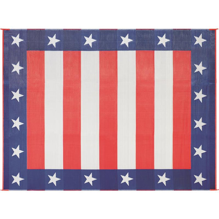 Buy Faulkner 46502 Patio Mat Independence Day 8X20 - Camping and Lifestyle