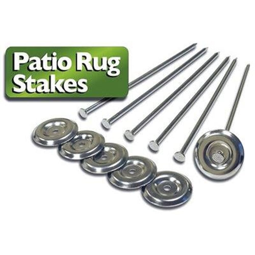 Patio Rug Stakes 6 Pack 