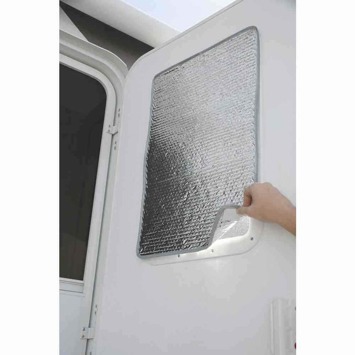 Buy Camco 45167 SunShield Reflective Door Window Cover 16 x 25 " - Shades