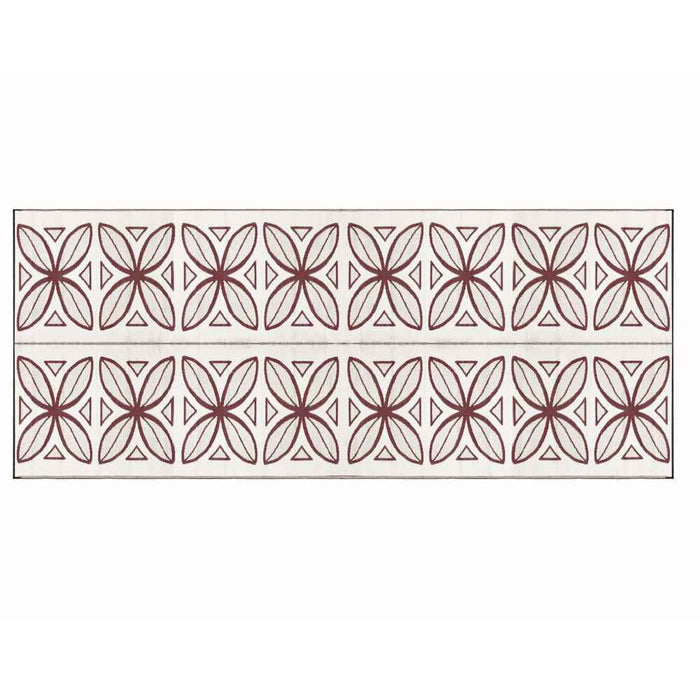 Buy Camco 42832 Large Reversible Outdoor Patio Mat 8' x 20' Burgundy