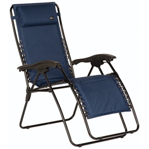 Buy Faulkner 48974 Recliner Padded Blue XL - Camping and Lifestyle