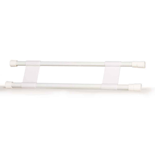 Buy Camco 44073 28" Double RV Refrigerator Bar Extends 16"-28" White -