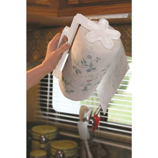 Pop-A-Towel Paper Towel Holder Dispenser White
